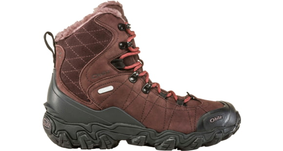 Oboz Bridger 7in Insulated B-DRY Winter Shoes - Women's, Raisin, 10 US, Medium, 82202-Raisin-Medium-10
