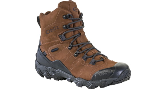 Oboz Bridger 8in Insulated B-DRY Winter Boots - Men's, Wide, Grizzly, 8.5 US, 82001-916-8.5-Wide