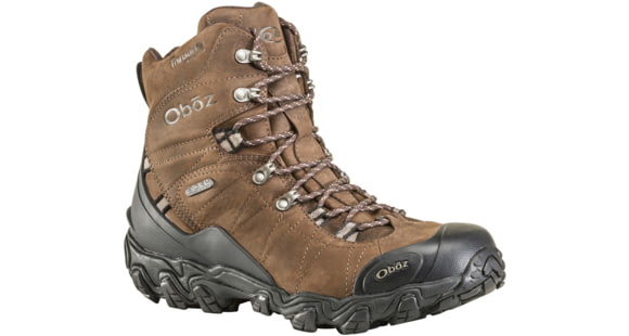 Oboz Bridger 8in Insulated B-DRY Winter Shoes - Men's, Bark, 8, Wide, 82001-Bark-Wide-8