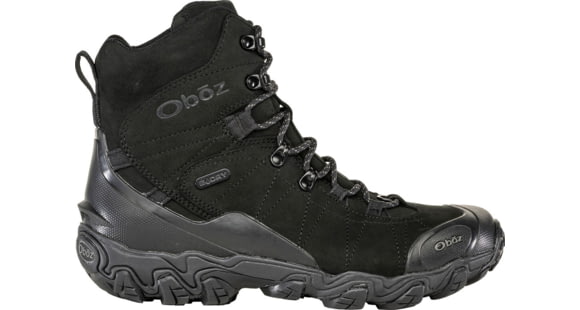 Oboz Bridger 8in Insulated B-DRY Winter Shoes - Men's, Black Sea, 14 US, 82001-Black Sea-Medium-14