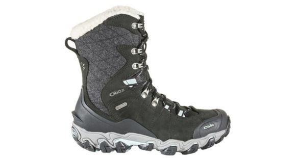 Oboz Bridger 9 Inch Insulated B-Dry - Women's, Ebony Black, Medium, 9, 82702-EB-M-9