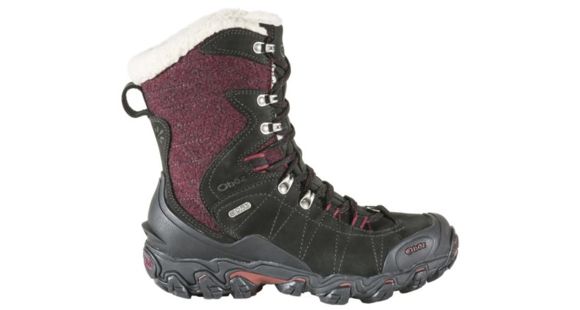 Oboz Bridger 9 Inch Insulated B-Dry - Women's, Winterberry Red, Medium, 9, 82702-WB-M-9