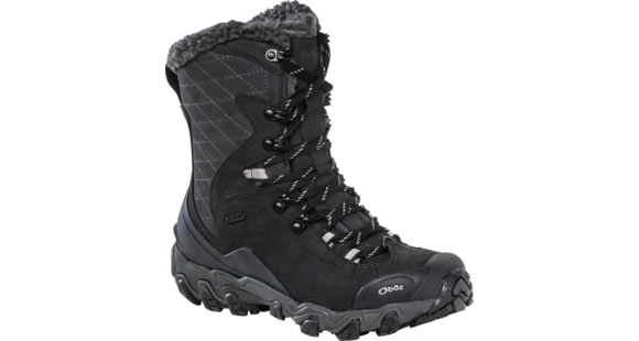 Oboz Bridger 9in Insulated B-DRY Winter Shoes - Women's, Black, 7, Medium, 82802-Black-Medium-7