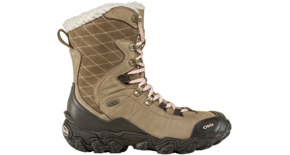 Oboz Bridger 9in Insulated B-DRY Winter Shoes - Women's, Brindle, 9, Medium, 82802-Brindle-Medium-9