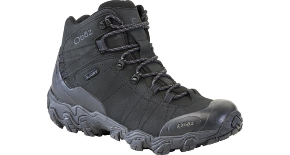 Oboz Bridger Mid B-DRY Hiking Shoes - Men's, Medium, Black Sea, 15, 22101-189-15-Medium