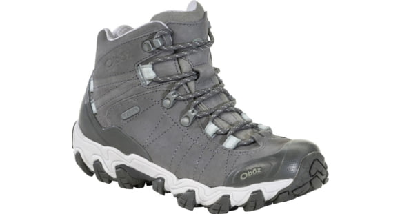 Oboz Bridger Mid B-DRY Hiking Shoes - Women's, Hazy Gray, 11, 22102-179-11