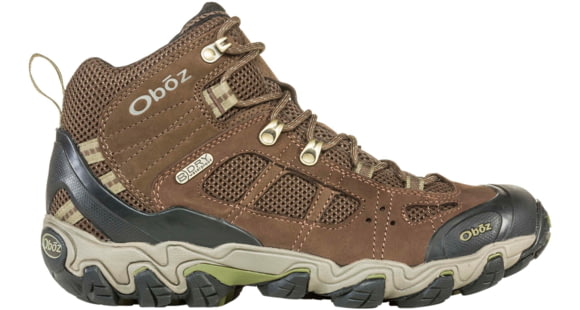 Oboz Bridger Vent Mid B-Dry - Men's, Slate Brown / Mayfly Green, Medium, 8.5, 24201-SBMG-M-8.5