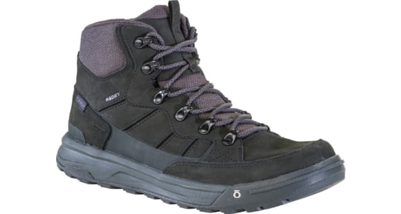 Oboz Burke Mid Leather B-Dry Boots - Men's, Black Sea, 9.5, 79401-189-9.5