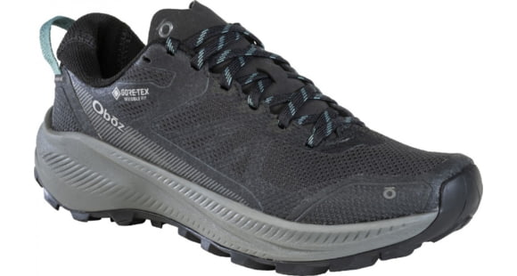 Oboz Katabatic LT Low GTX Hiking Shoes - Men's, Wide, Black Sea, 14, 44101-189-14-Wide