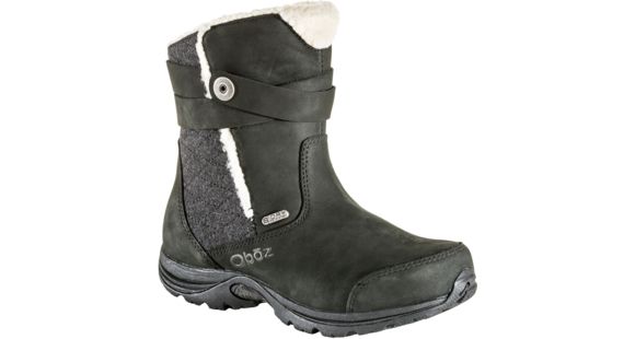 Oboz Madison Insulated Winter Boot - Women's-Eclipse Black-Medium-11, 20601-Umber-Wide-10