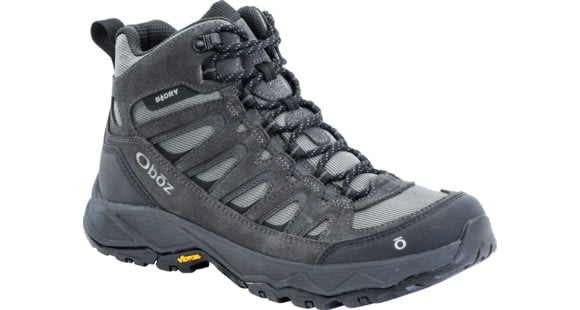 Oboz Sawtooth Ascent Mid B-DRY Hiking Shoes - Men's, Charcoal, W-14, 77801-10102-W-14