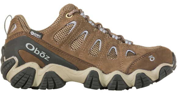Oboz Sawtooth II Low B-DRY Hiking Boots - Women's, Brindle / Tradewinds Blue, 7, Wide, 23402-BTB-WIDE-7-DEMO