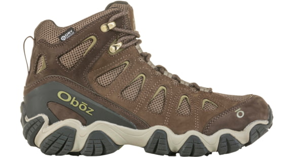 Oboz Sawtooth II Mid B-DRY Hiking Shoes - Men's, Canteen/Mayfly Green, 9 US, Medium, 23701-Can/MflyGrn-M-9