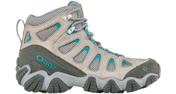 Oboz Sawtooth II Mid - Women's, Drizzle/ Aqua, Medium, 6, 23802-DrizzleAqua-Medium-6