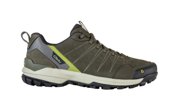 Oboz Sypes Low Leather B-DRY Hiking Shoes - Men's, 12 US, Medium, Loden, 76101-Loden-12-Medium