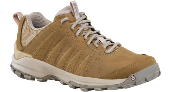 Oboz Sypes Low Leather B-DRY Hiking Shoes - Women's, Acorn, 9, 76102-Acorn-M-9