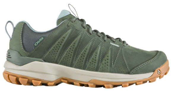 Oboz Sypes Low Leather B-DRY Hiking Shoes - Women's, Thyme, 9.5, Medium, 76102-Thyme-Medium-9.5