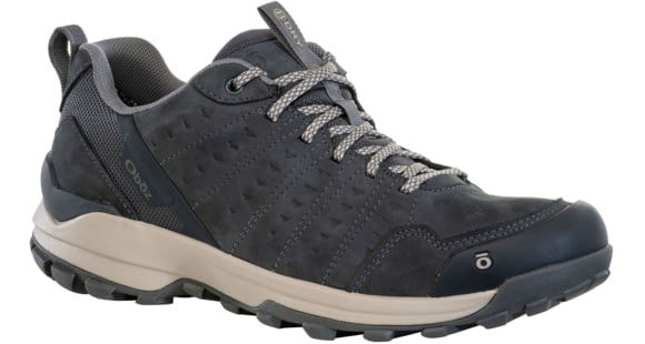 Oboz Sypes Low Leather B-DRY Hiking Shoes - Men's, Wide, Lava Rock, 9, 76101-Lava Rock-Wide-9