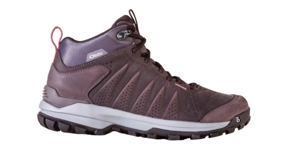 Oboz Sypes Mid Leather B-DRY Hiking Shoes - Women's, Peppercorn, 9, Medium, 77102-Peppercorn-Medium-9