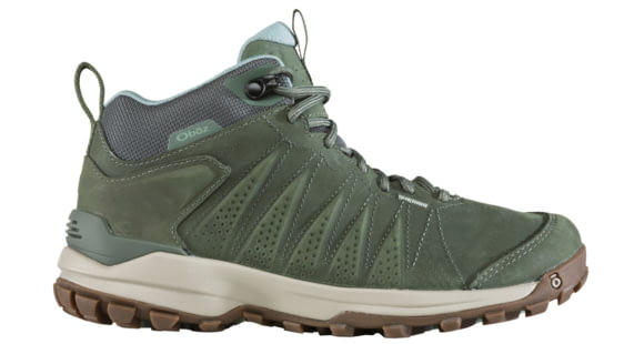Oboz Sypes Mid Leather B-DRY Hiking Shoes - Women's, Medium, Thyme, 6.5, 77102-Thyme-Medium-6.5