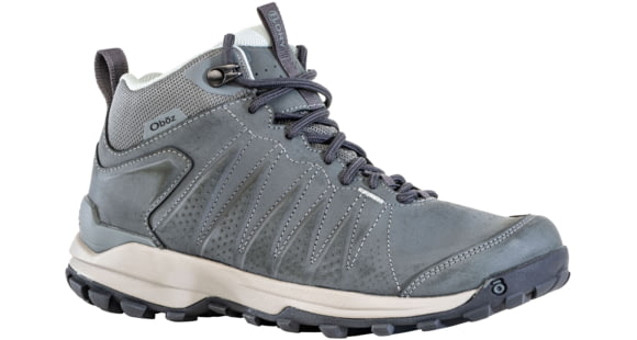 Oboz Sypes Mid Leather B-Dry Hiking Shoes - Women's, Dark Sage, 6, 77102-Dark Sage-M-6