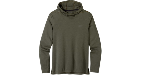 Outdoor Research ActiveIce Spectrum Sun Hoodie - Men's, Fatigue Heather, Small, 2876341227006