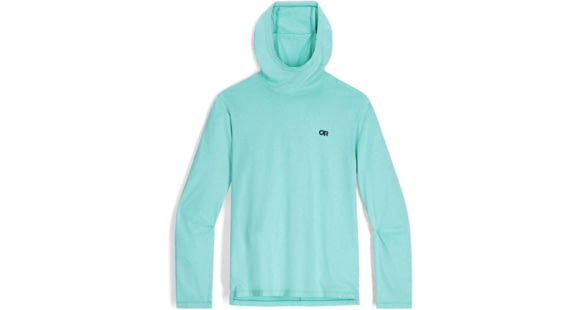 Outdoor Research ActiveIce Spectrum Sun Hoodie - Men's, Maldives Heather, Medium, 3223762901007