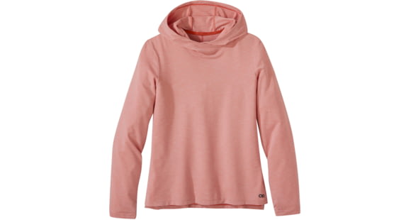 Outdoor Research ActiveIce Spectrum Sun Hoodie - Women's, Guava Heather, Large, 2876612116008