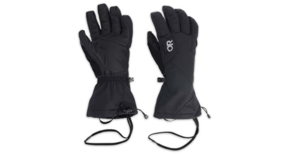 Outdoor Research Adrenaline 3-in-1 Gloves - Men's, Black, Small, 3000190001006