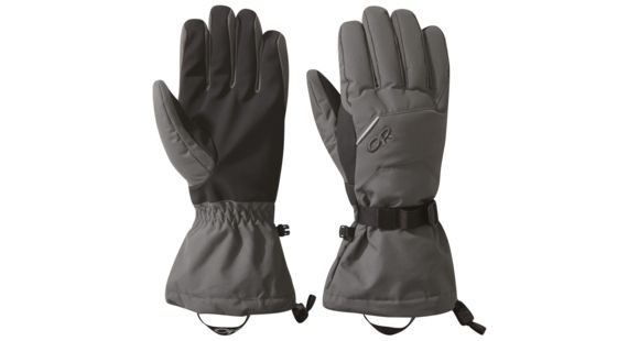 Outdoor Research Adrenaline Gloves - Men's, Charcoal, Small, 2432480890006