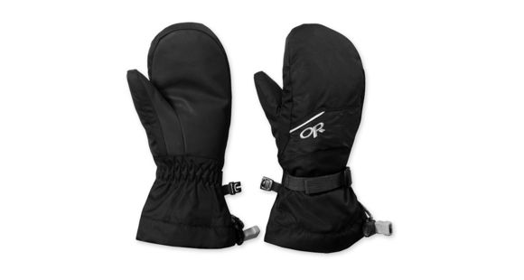 Outdoor Research Adrenaline Mitts Kids - Black L, 2431970001008