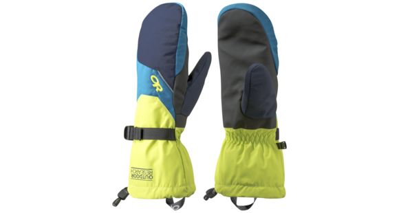 Outdoor Research Adrenaline Mitts - Men's-Night/Lemongrass/Tahoe-X-Large, 411540