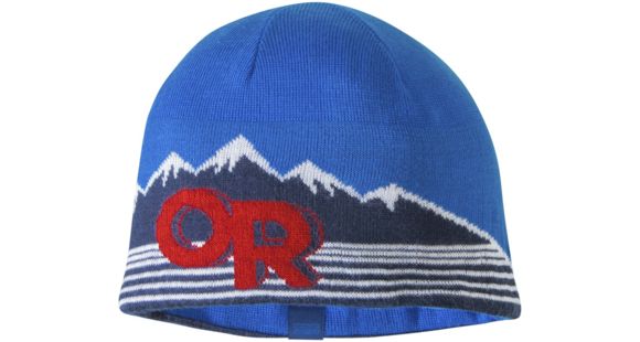 Outdoor Research Advocate Beanie - Men's-Glacier/Hot Sauce