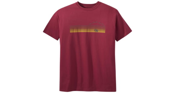 Outdoor Research Ally Short Sleeve Tee - Men's, Retro Red, Extra Large, 2760720480009