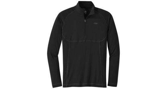 Outdoor Research Alpine Onset Zip Top - Men's, Black, L, 2681290001008