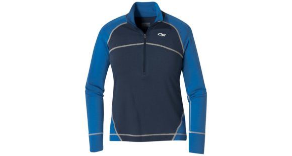 Outdoor Research Alpine Onset Zip Top - Women's, Naval Blue/Lapis, M, 2681571334007