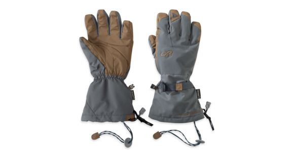 Outdoor Research Alti Gloves - Men's-Charcoal/Natural-Small