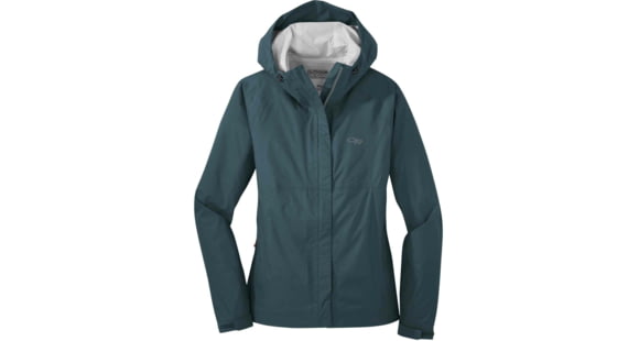 Outdoor Research Apollo Rain Jacket - Women's, Mediterranean, Extra Small, 2691851769005