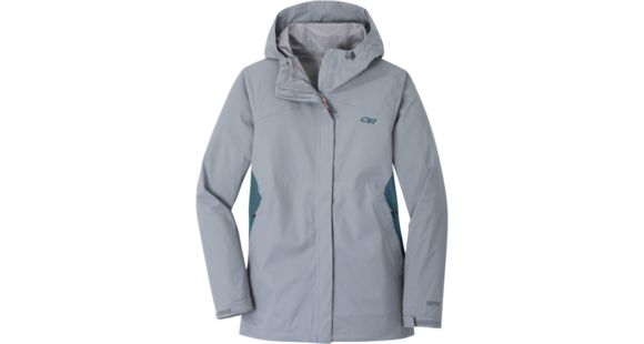 Outdoor Research Apollo Stretch Jacket - Women's, Lead/Mediterranean, Small, 2744051796006