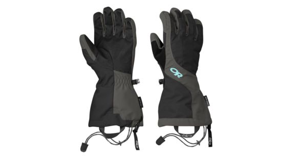 Outdoor Research Arete Gloves - Women's, Black/Charcoal, Medium, 2716160189007