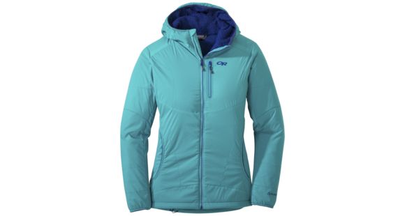 Outdoor Research Ascendant Hoody, Women's, Typhoon/Baltic, S, 250106-typhoon/baltic-S