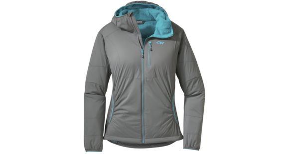 Outdoor Research Ascendant Hoody - Women's-Pewter/Typhoon-X-Small