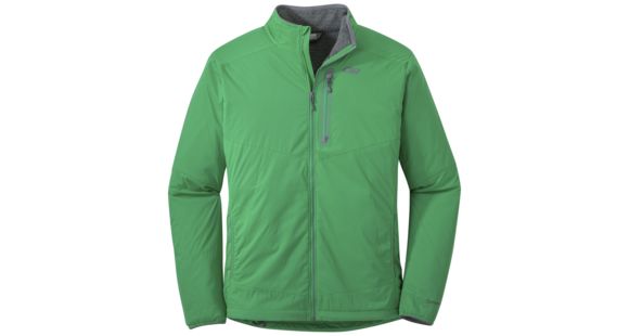 Outdoor Research Ascendant Jacket, Men's, Aloe/Charcoal, XL, 254010-aloe/charcoal-XL