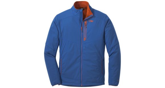 Outdoor Research Ascendant Jacket - Men's, Cobalt/Burnt Orange, Extra Large, 2540101304009