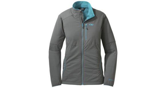 Outdoor Research Ascendant Jacket - Women's-Pewter/Typhoon-Small, 412998