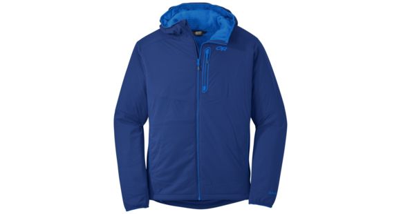 Outdoor Research Ascendant Plus Hooded Jacket - Men's, Glacier/Baltic, Small, 264449-0643006