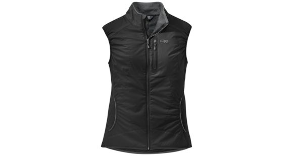 Outdoor Research Ascendant Vest, Women's, Black/Charcoal, L, 254023-black/charcoal-L