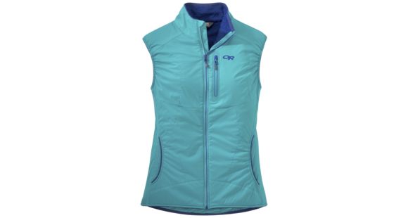 Outdoor Research Ascendant Vest, Women's, Typhoon/Baltic, M, 254023-typhoon/baltic-M