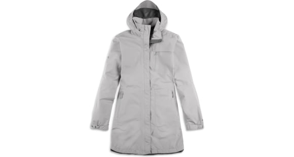 Outdoor Research Aspire Trench - Womens, Ash, Large, 2876220920008