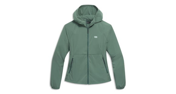 Outdoor Research Astroman Full Zip Sun Hoodie - Women's, Malachite, Small, 3226793004006